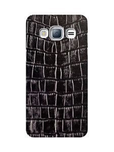 Захисна плівка Шкіра крокодила (чорна) на задню панель для Samsung J3/J310