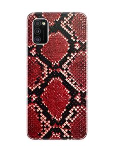 Захисна плівка Шкіра пітона (червона) на задню панель для Samsung A41