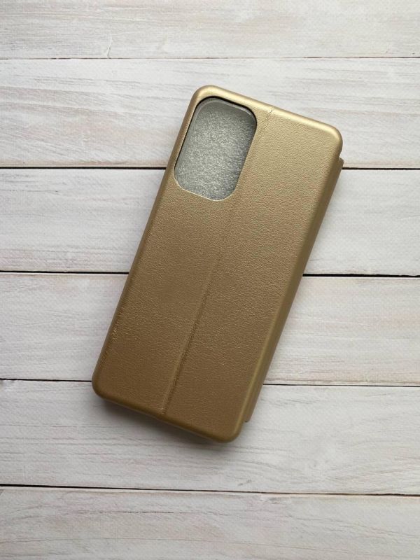 Чохол-книжка з малюнком для Samsung Galaxy A73 5G Золотий :: Скибки кавуна (принт 342)