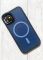 Матовий чохол Soft Touch на iPhone 11 із підтримкою MagSafe :: Синій