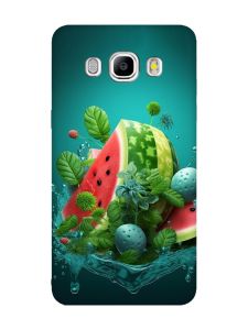 Матовий чохол з чорними боками на Samsung Galaxy J5(2016) J510 :: Кавунова фантазія (принт 337)