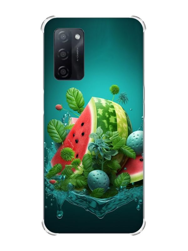 Чохол з потовщеними кутами на Oppo A55 :: Кавунова фантазія (принт 337)