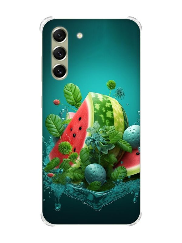 Чохол із потовщеними кутами на Samsung S21 FE :: Кавунова фантазія (принт 337)