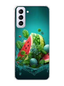 Чохол з потовщеними кутами на Samsung Galaxy S21 Plus :: Кавунова фантазія (принт 337)