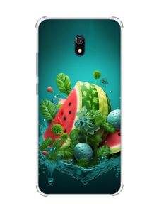 Чохол з потовщеними кутами на Xiaomi Redmi 8A :: Кавунова фантазія (принт 337)