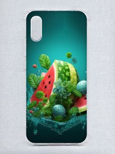 Чохол з потовщеними кутами на Xiaomi Redmi 9A :: Кавунова фантазія (принт 337)