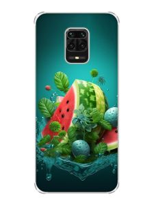 Чохол з потовщеними кутами на Xiaomi Redmi Note 9 Pro/ 9S/ 9 Pro Max :: Кавунова фантазія (принт 337)