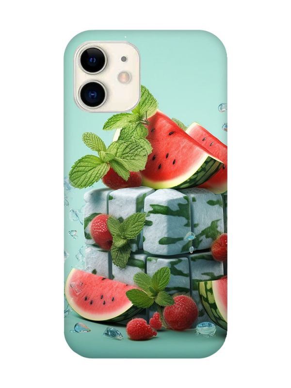 Чохол на iPhone 12 mini :: Кавунова свіжість (принт 338)