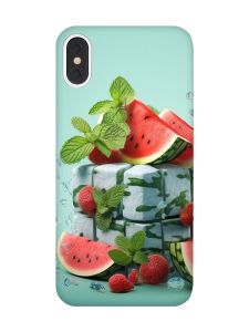 Чохол на iPhone X / XS :: Кавунова свіжість (принт 338)