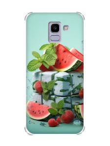 Чохол із потовщеними кутами на Samsung Galaxy J6 (2018) J600F :: Кавунова свіжість (принт 338)