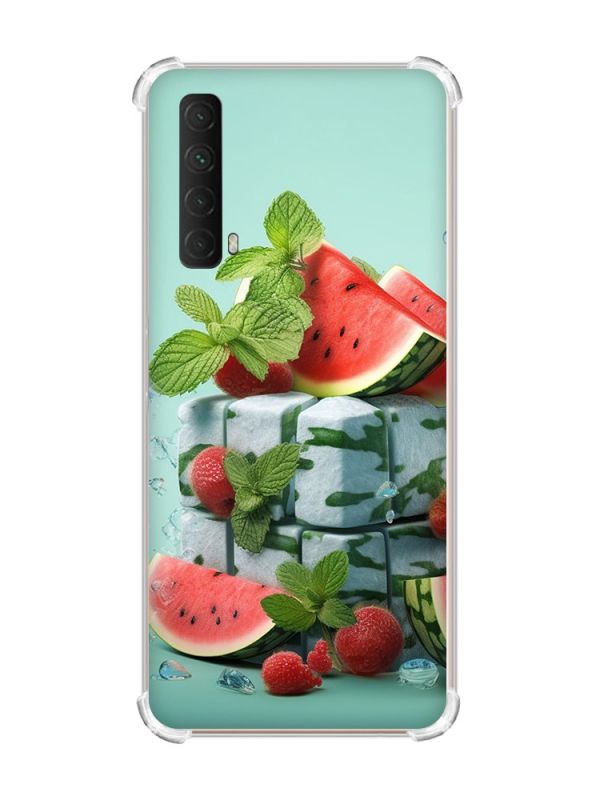 Чохол з потовщеними кутами на Huawei P Smart 2021 :: Кавунова свіжість (принт 338)
