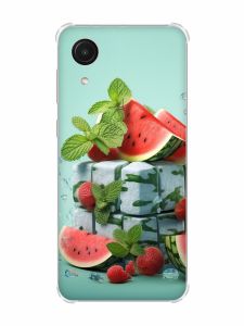 Чохол з потовщеними кутами на Samsung Galaxy A03 Core/A032 :: Кавунова свіжість (принт 338)