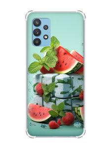 Чохол з потовщеними кутами на Samsung Galaxy A32 :: Кавунова свіжість (принт 338)