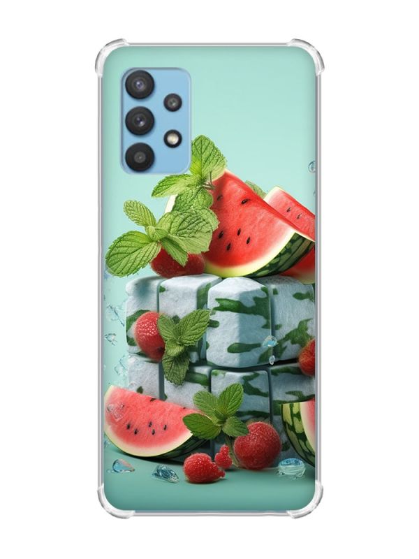 Чохол з потовщеними кутами на Samsung Galaxy A32 :: Кавунова свіжість (принт 338)