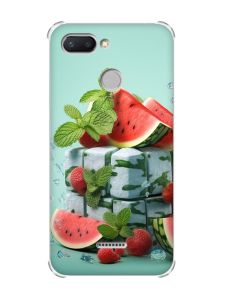 Чохол із потовщеними кутами для Xiaomi Redmi 6 :: Кавунова свіжість (принт 338)