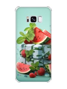 Чохол з потовщеними кутами на Samsung Galaxy S8 :: Кавунова свіжість (принт 338)