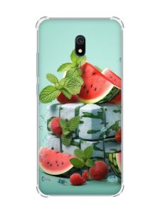 Чохол з потовщеними кутами на Xiaomi Redmi 8A :: Кавунова свіжість (принт 338)