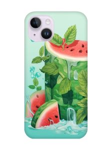 Чохол із захистом камери на iPhone 14 :: Кавуновий айсберг (принт 339)