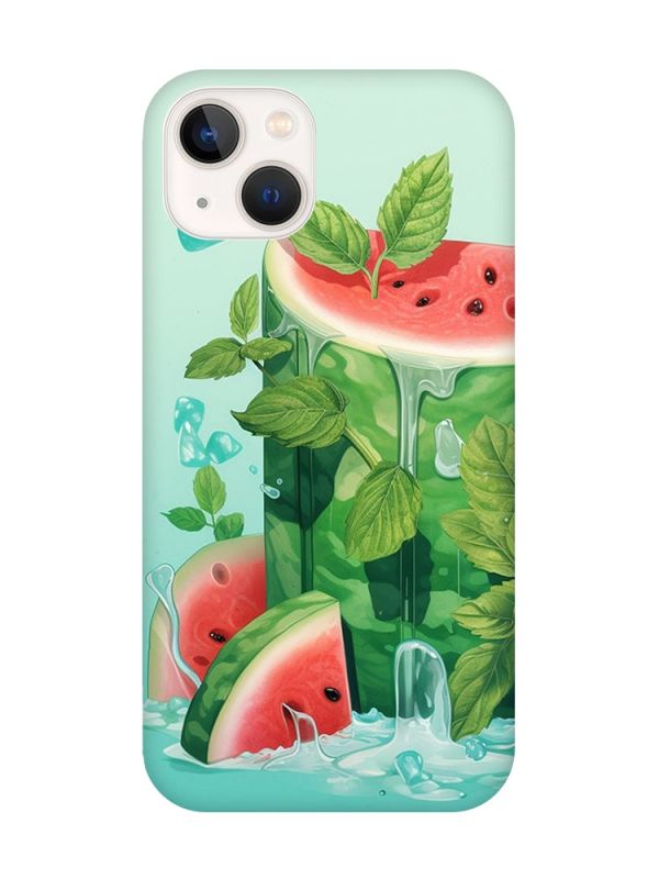 Чохол із захистом камери на iPhone 14 Plus :: Кавуновий айсберг (принт 339)