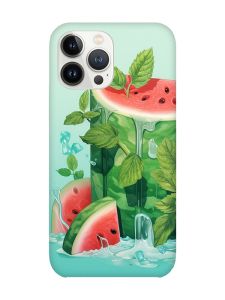 Чохол із захистом камери на iPhone 14 Pro :: Кавуновий айсберг (принт 339)