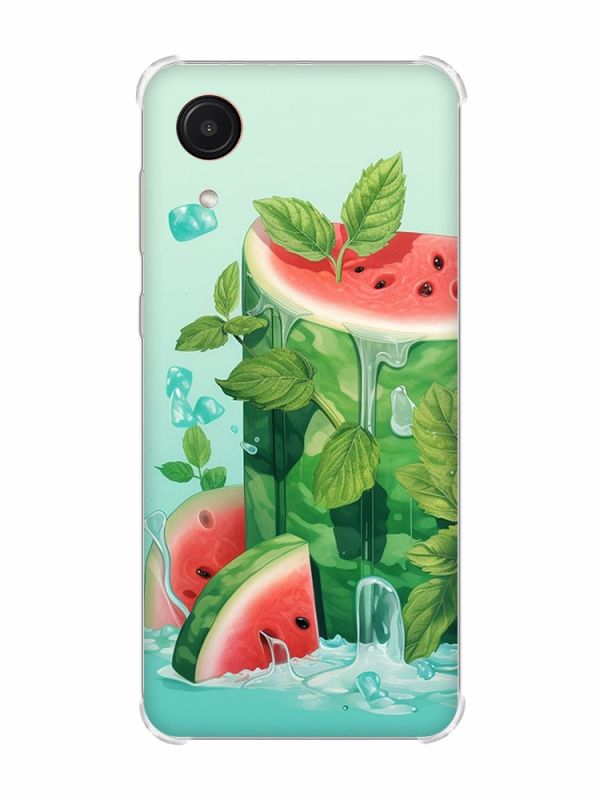 Чохол з потовщеними кутами на Samsung Galaxy A03 Core/A032 :: Кавуновий айсберг (принт 339)