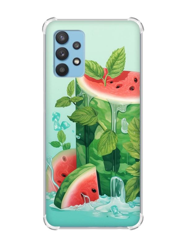 Чохол з потовщеними кутами на Samsung Galaxy A32 :: Кавуновий айсберг (принт 339)