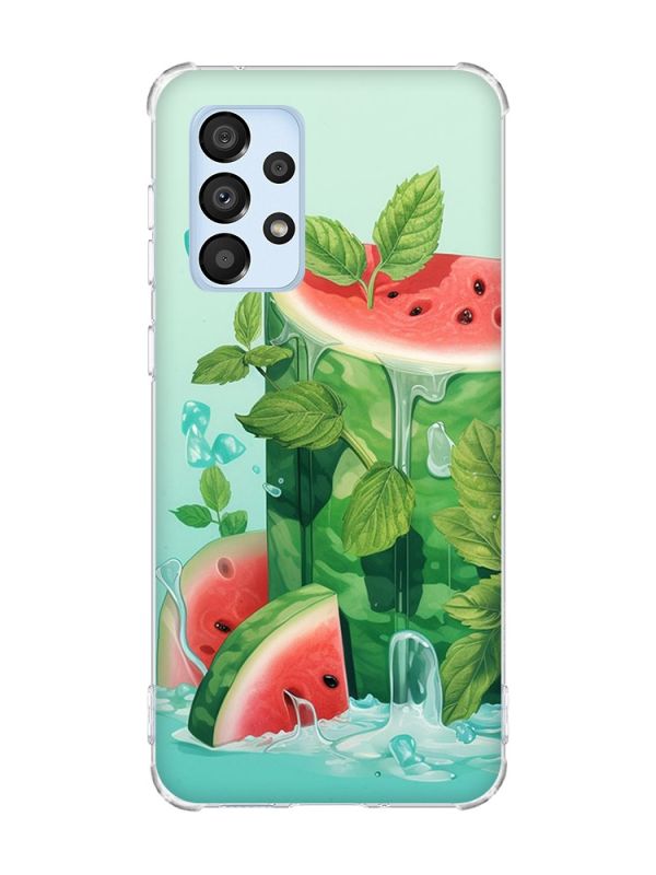 Чохол з потовщеними кутами на Samsung Galaxy A33 5G :: Кавуновий айсберг (принт 339)