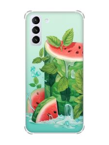 Чохол з потовщеними кутами на Samsung Galaxy S21 (G991) :: Кавуновий айсберг (принт 339)