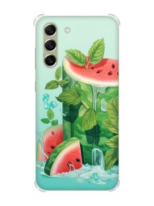 Чохол із потовщеними кутами на Samsung S21 FE :: Кавуновий айсберг (принт 339)