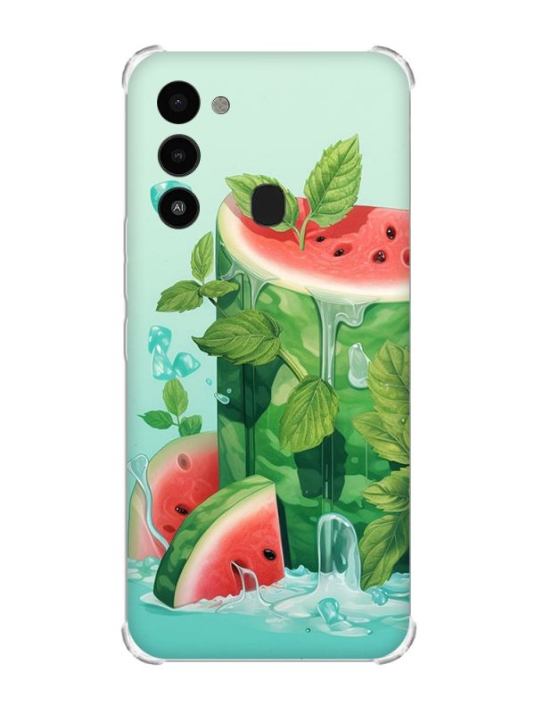 Чохол з потовщеними кутами на TECNO Spark Go 2022 :: Кавуновий айсберг (принт 339)