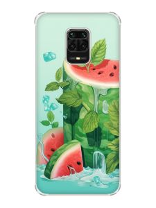 Чохол з потовщеними кутами на Xiaomi Redmi Note 9 Pro/ 9S/ 9 Pro Max :: Кавуновий айсберг (принт 339)