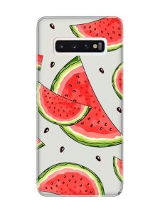 Прозорий чохол на Samsung Galaxy S10 :: Скибки кавуна (принт 342)