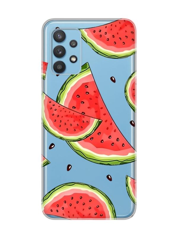 Прозорий чохол на Samsung Galaxy A32 :: Скибки кавуна (принт 342)