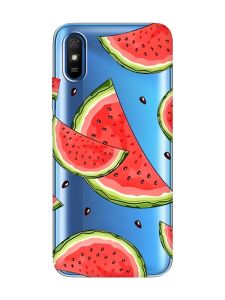 Прозорий чохол на Xiaomi Redmi 9A  :: Скибки кавуна (принт 342)