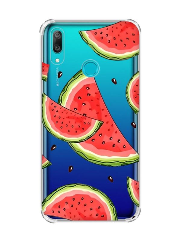 Чохол з потовщеними кутами Huawei Y7 2019/Y7 prime 2019 :: Скибки кавуна (принт 342)