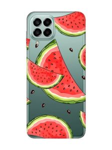 Прозорий чохол на Samsung Galaxy M33 5G :: Скибки кавуна (принт 342)