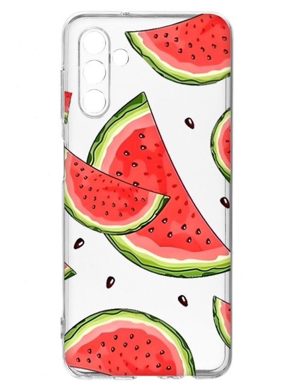 Прозорий чохол на Samsung Galaxy A54 5G / A546 :: Скибки кавуна (принт 342)
