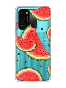 Чохол з потовщеними кутами на TECNO Spark Go 2022 :: Скибки кавуна (принт 342)