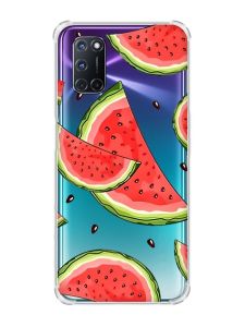 Чохол з потовщеними кутами на Oppo A52/A72/A92 :: Скибки кавуна (принт 342)