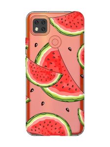 Прозорий чохол для Xiaomi Redmi 9C/10A :: Скибки кавуна (принт 342)