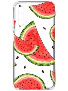 Прозорий чохол на Samsung Galaxy A34 5G/A346 :: Скибки кавуна (принт 342)