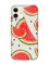 Прозорий чохол на iPhone 12 mini :: Скибки кавуна (принт 342)