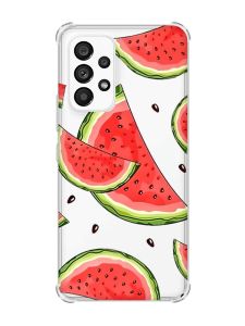 Чохол з потовщеними кутами на Samsung Galaxy A53 :: Скибки кавуна (принт 342)