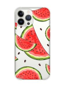 Чохол із потовщеними кутами на iPhone 14 Pro :: Скибки кавуна (принт 342)