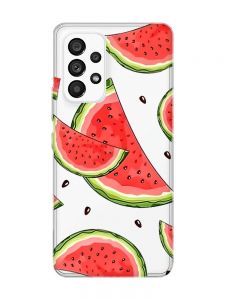 Прозорий чохол на Samsung Galaxy A53  :: Скибки кавуна (принт 342)