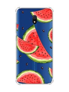 Чохол з потовщеними кутами на Xiaomi Redmi 8A :: Скибки кавуна (принт 342)