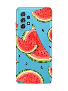 Прозорий чохол на Samsung Galaxy A52 :: Скибки кавуна (принт 342)