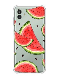 Чохол з потовщеними кутами на Samsung Galaxy M13 5G :: Скибки кавуна (принт 342)