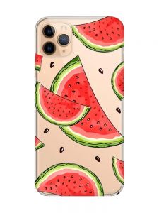 Прозорий чохол на iPhone 11 Pro Max (6,5) :: Скибки кавуна (принт 342)