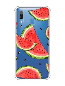 Чохол з потовщеними кутами на Samsung Galaxy A30 (2019) / A20 (2019) :: Скибки кавуна (принт 342)